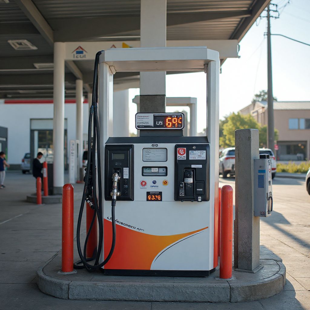 Surtidor de combustible premium